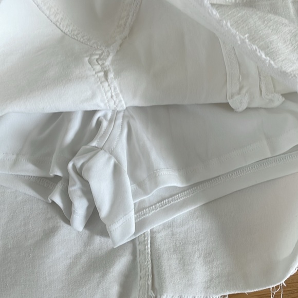 Justice White Denim Mini Skirt - Picture 3 of 5